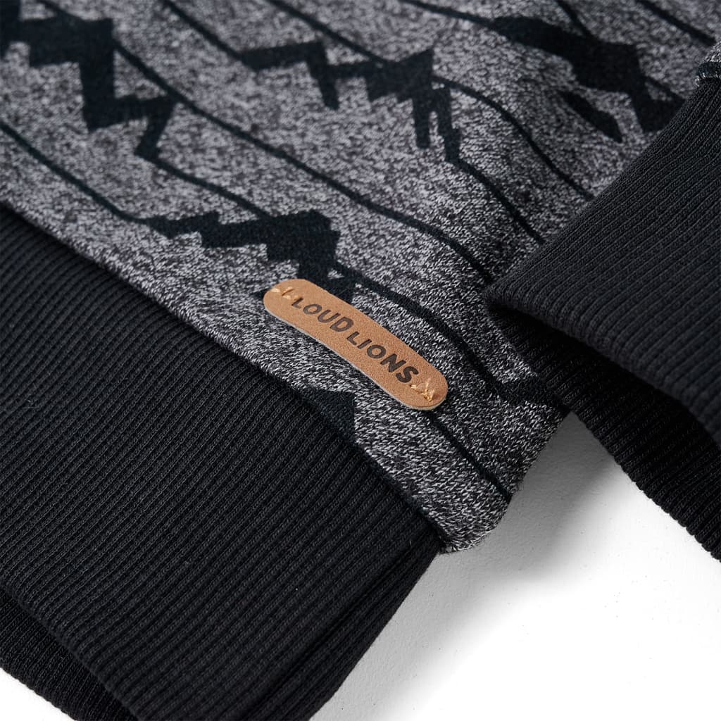 Bluzon pentru copii, bleumarin melanj, 140