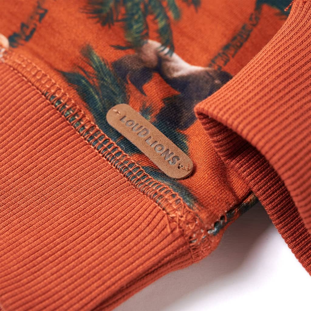 Bluzon pentru copii, ruginiu deschis, 140