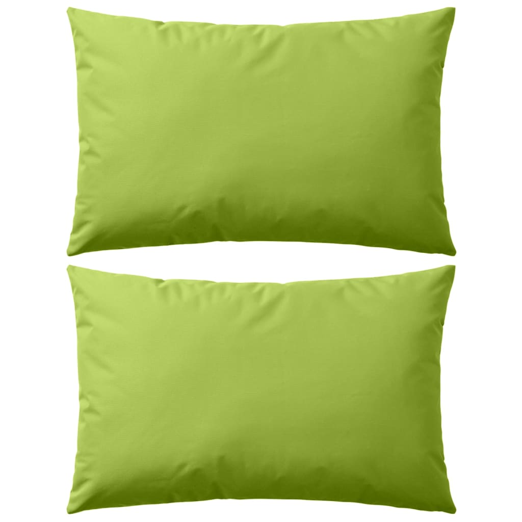 vidaXL Perne de exterior, 2 buc., verde măr, 60 x 40 cm vidaXL Perne de exterior, 2 buc., verde măr, 60 x 40 cm