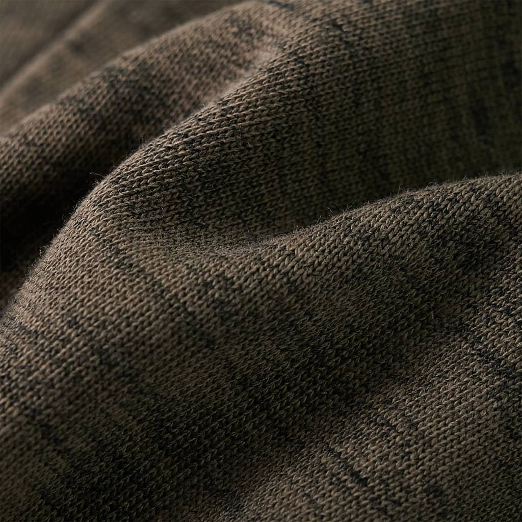 Pantaloni de trening pentru copii, kaki închis melanj, 104 Pantaloni de trening pentru copii, kaki închis melanj, 104