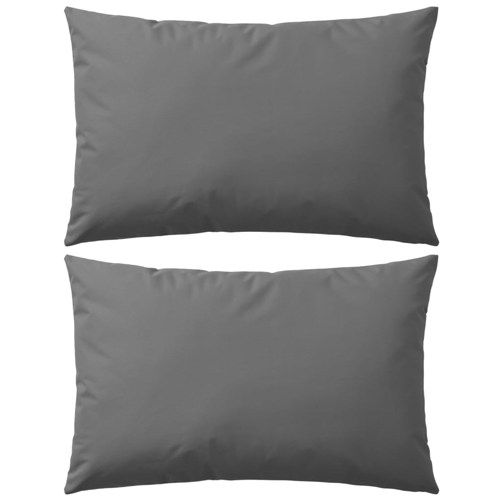 vidaXL Perne de exterior, 2 buc., gri, 60 x 40 cm vidaXL Perne de exterior, 2 buc., gri, 60 x 40 cm