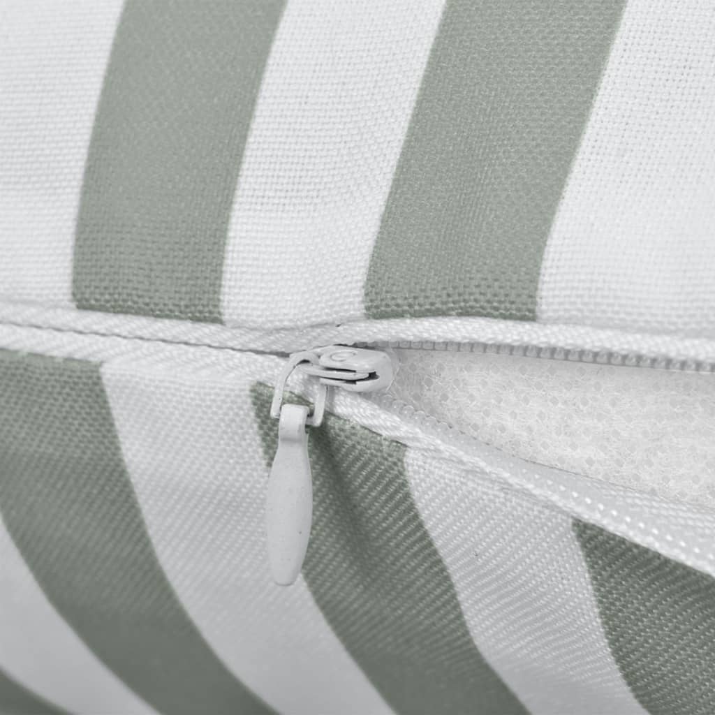 vidaXL Perne de exterior, 4 buc, imprimeu dungi, 45x45 cm, gri vidaXL Perne de exterior, 4 buc, imprimeu dungi, 45x45 cm, gri