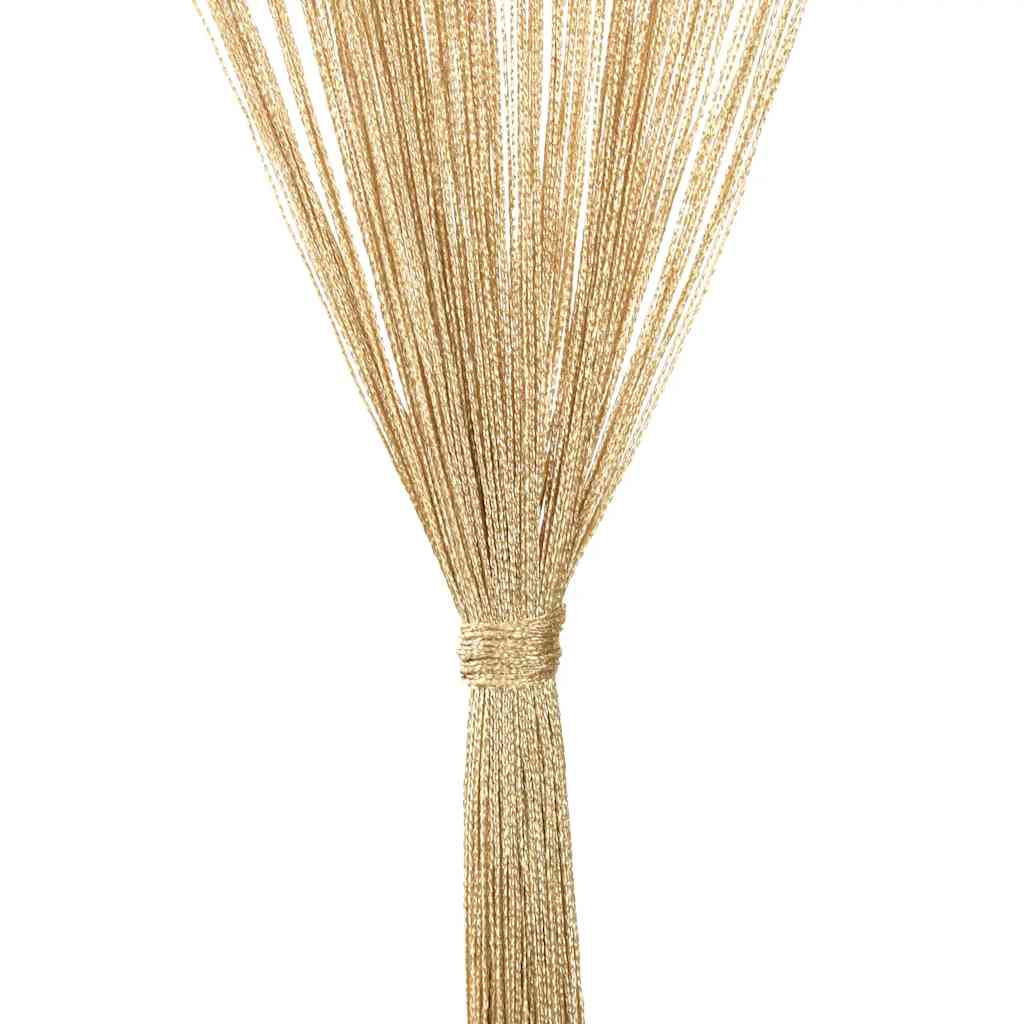 vidaXL Draperii cu franjuri, 2 buc., 140 x 250 cm, bej