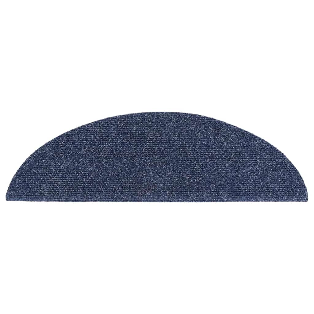 vidaXL Covorașe autoadezive pentru scări, 15 buc., 56x17x3 cm, semirotunde, albastre vidaXL Covorașe autoadezive pentru scări, 15 buc., 56x17x3 cm, semirotunde, albastre