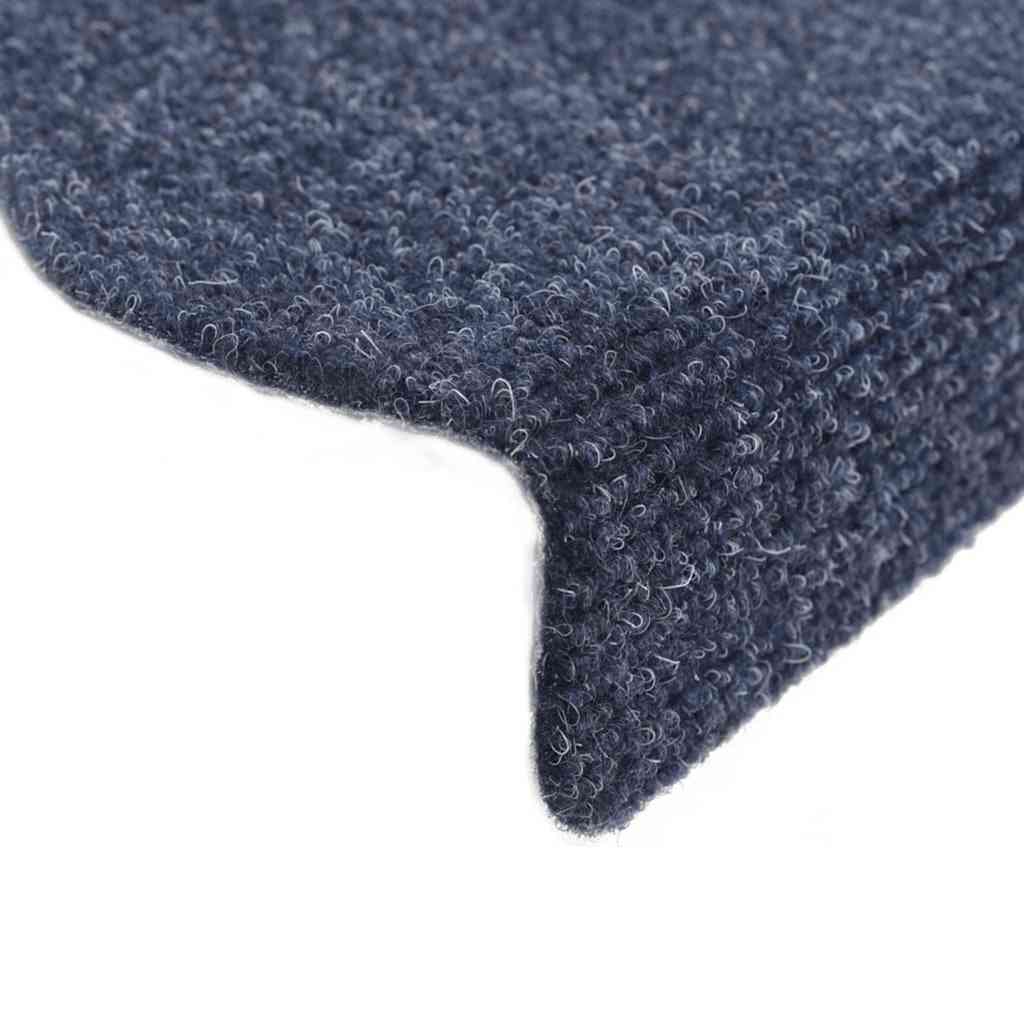 vidaXL Covorașe autoadezive pentru scări, 15 buc., 56x17x3 cm, semirotunde, albastre vidaXL Covorașe autoadezive pentru scări, 15 buc., 56x17x3 cm, semirotunde, albastre
