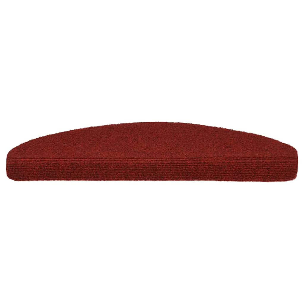vidaXL Covorașe pentru scări autoadezive, 15 buc., 65x21x4 cm, roșu bordeaux, semirotunde, mari vidaXL Covorașe pentru scări autoadezive, 15 buc., 65x21x4 cm, roșu bordeaux, semirotunde, mari