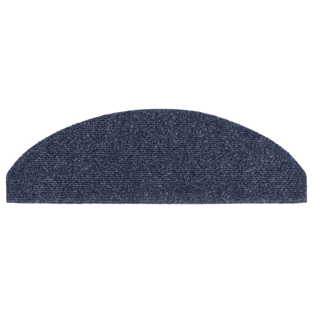 vidaXL Covorașe autoadezive pentru scări, 15 buc., 65x21x4 cm, albastru, semirotunde, mari vidaXL Covorașe autoadezive pentru scări, 15 buc., 65x21x4 cm, albastru, semirotunde, mari