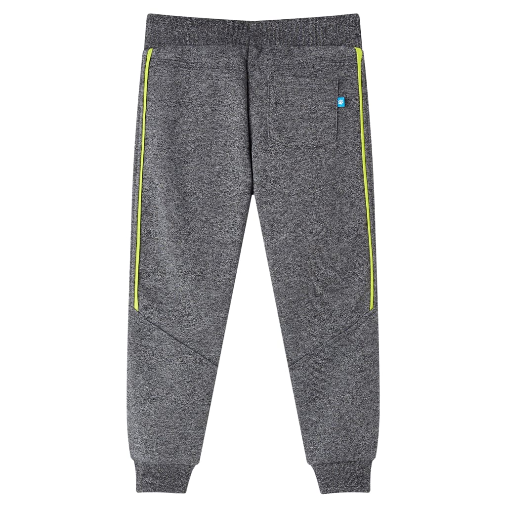 Pantaloni de trening pentru copii, gri melanj, 92 Pantaloni de trening pentru copii, gri melanj, 92