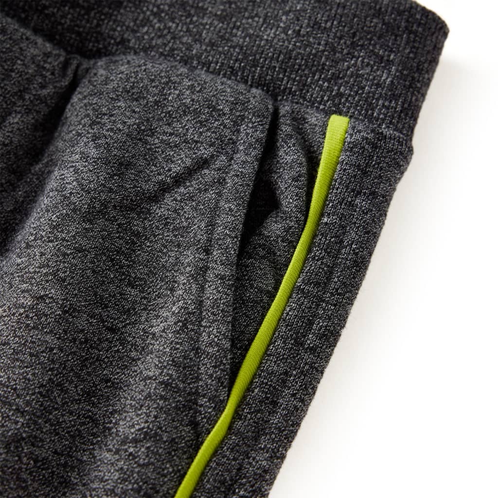 Pantaloni de trening pentru copii, gri melanj, 104 Pantaloni de trening pentru copii, gri melanj, 104