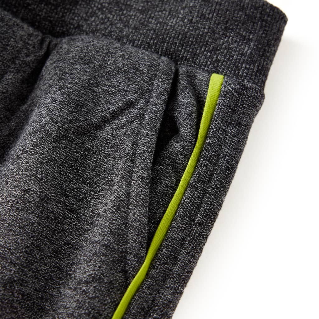 Pantaloni de trening pentru copii, gri melanj, 116 Pantaloni de trening pentru copii, gri melanj, 116