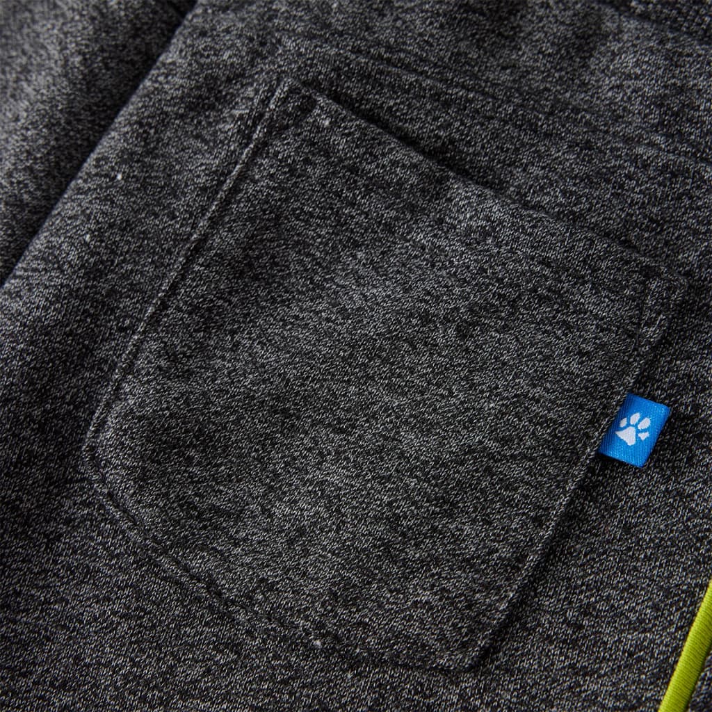Pantaloni de trening pentru copii, gri melanj, 116 Pantaloni de trening pentru copii, gri melanj, 116