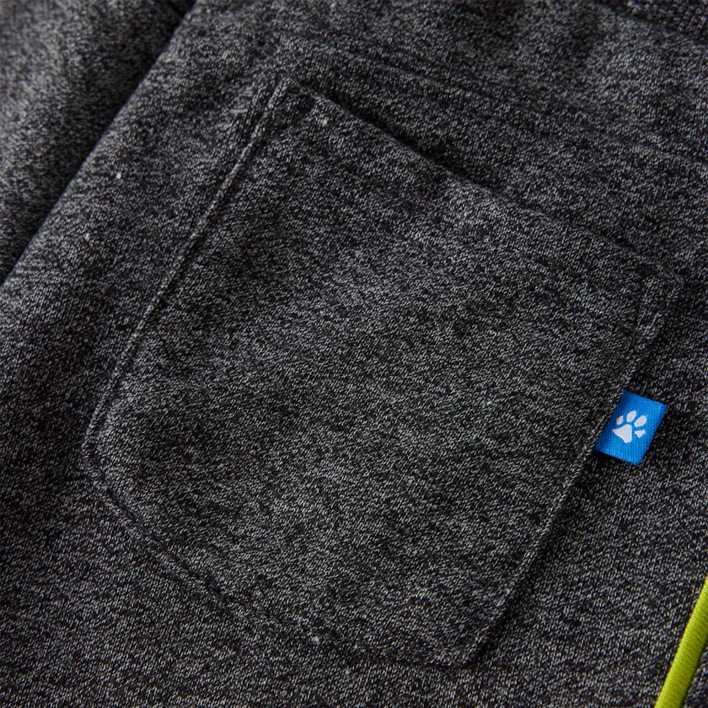 Pantaloni de trening pentru copii, gri melanj, 140