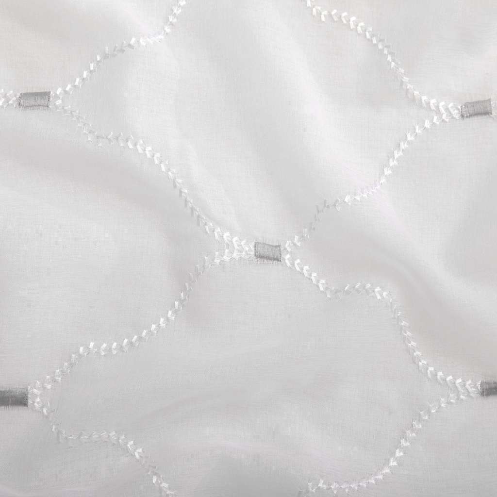 vidaXL Perdele 2 pcs Alb 140 x 245 cm Poliester