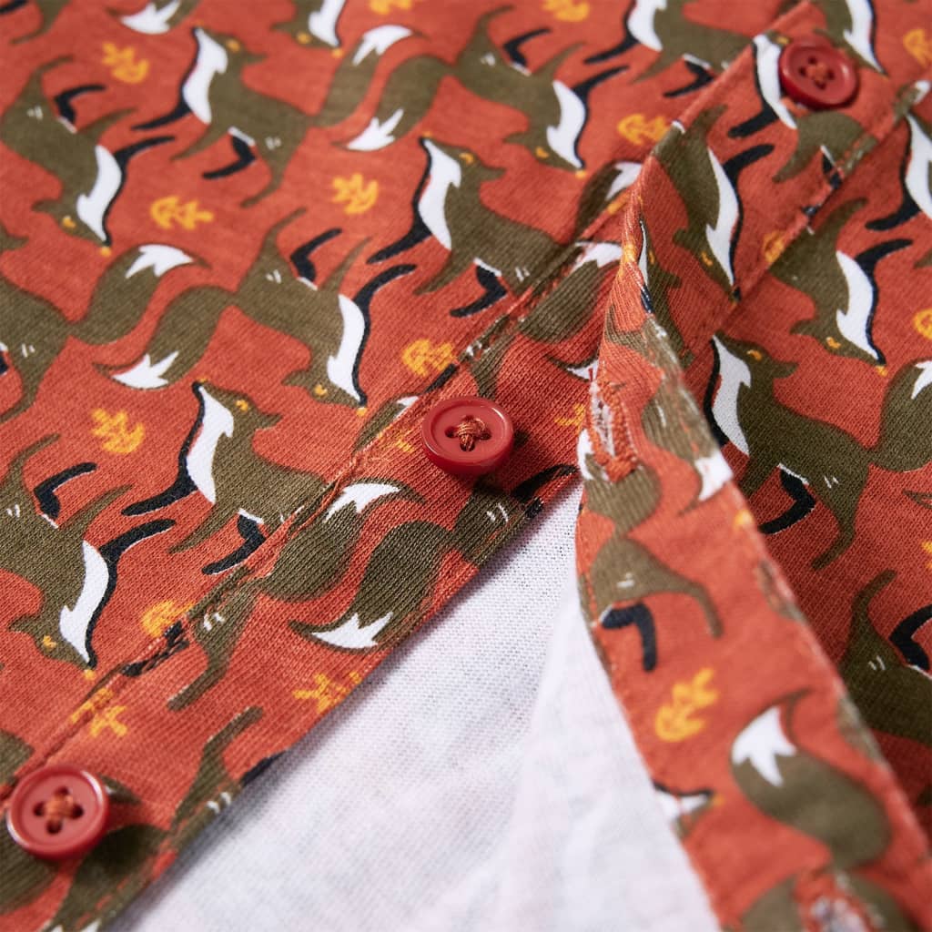 Cămașă pentru copii, ruginiu deschis, 104