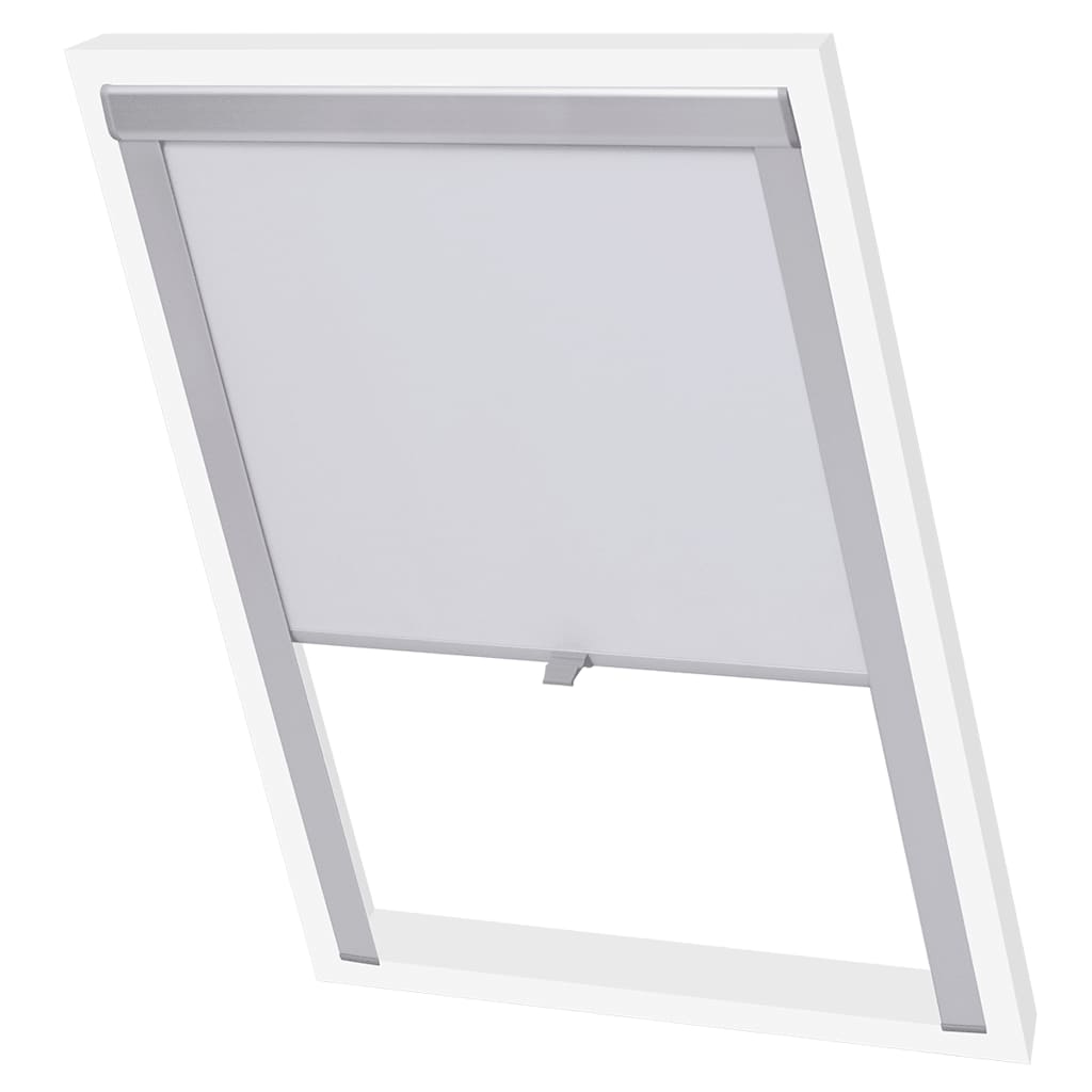 vidaXL Jaluzea opacă tip rulou, alb, MK04 vidaXL Jaluzea opacă tip rulou, alb, MK04