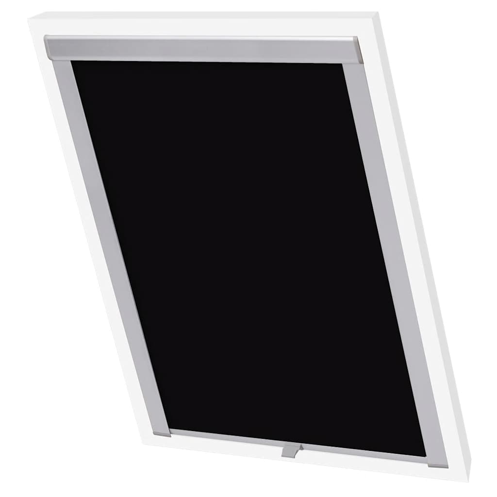 vidaXL Jaluzea opacă tip rulou, negru, FK06 vidaXL Jaluzea opacă tip rulou, negru, FK06