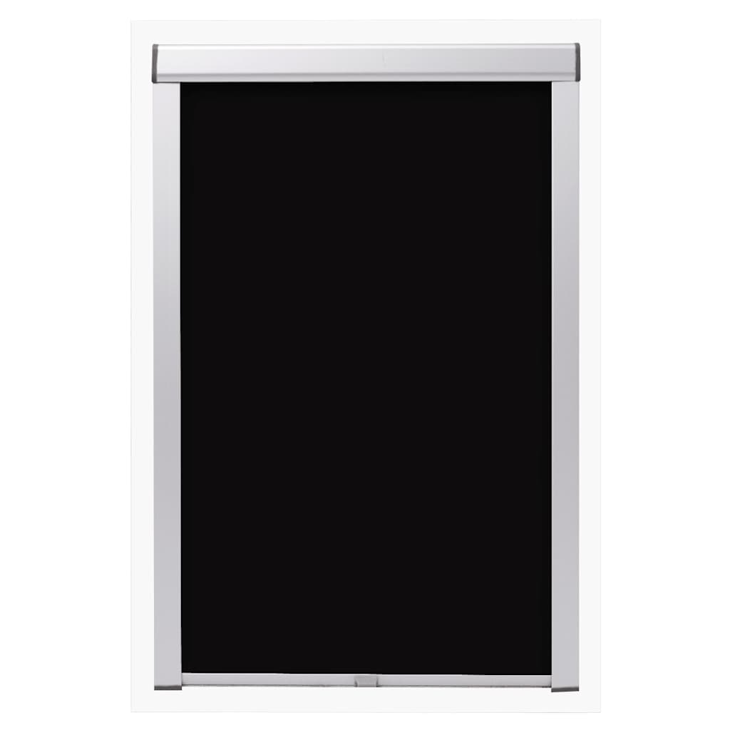 vidaXL Jaluzea opacă tip rulou, negru, MK06 vidaXL Jaluzea opacă tip rulou, negru, MK06