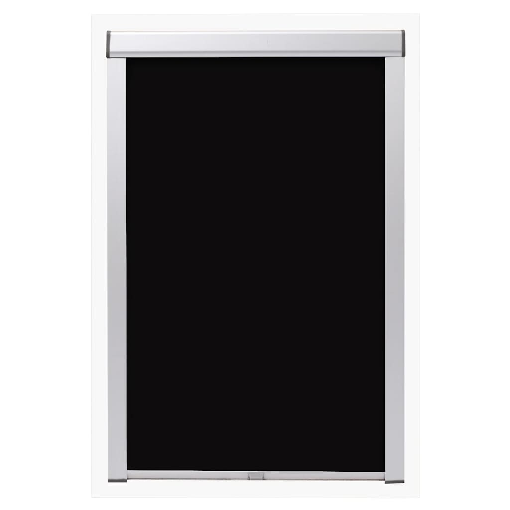 vidaXL Jaluzea opacă tip rulou, negru, MK08 vidaXL Jaluzea opacă tip rulou, negru, MK08