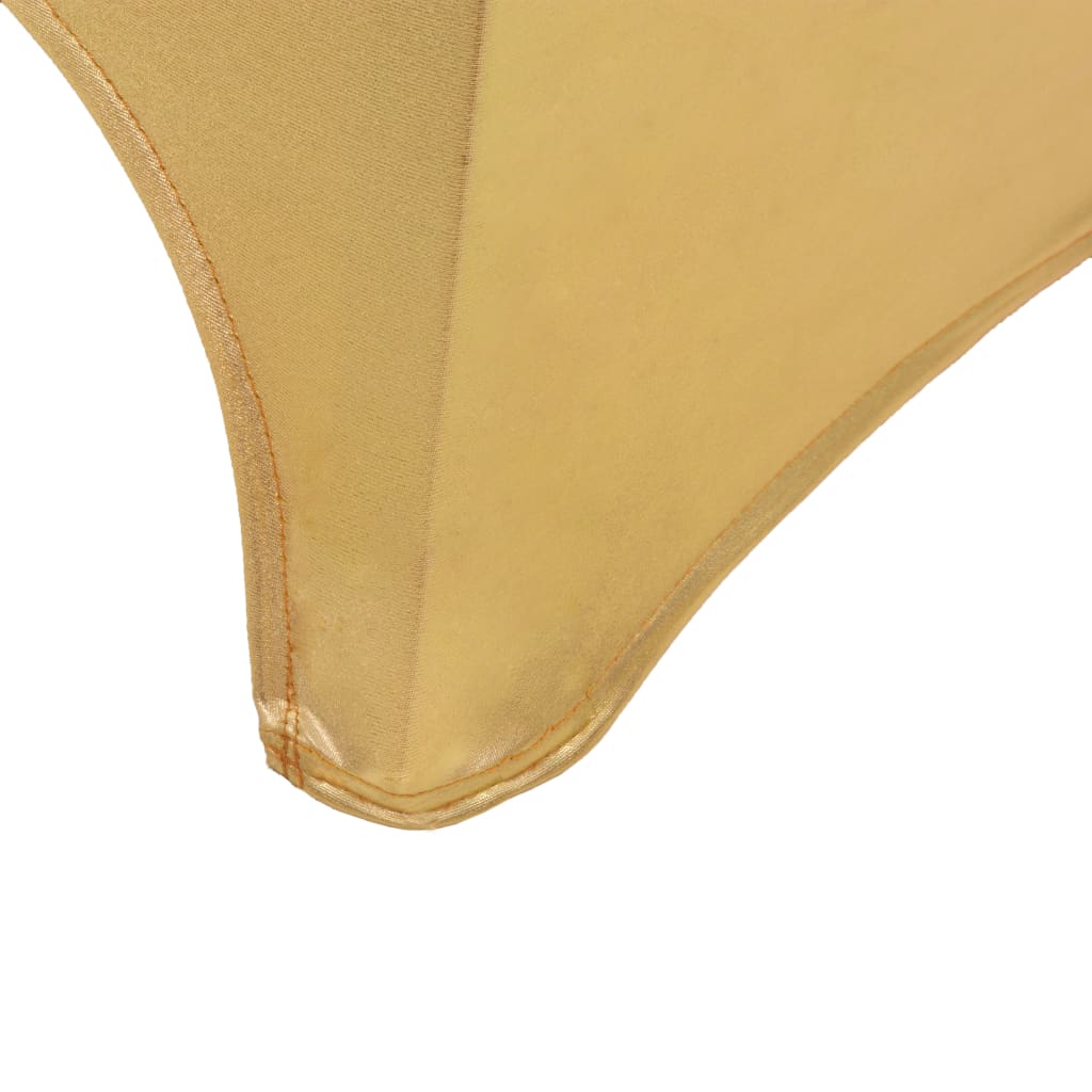 vidaXL Huse elastice pentru scaun, 6 buc., auriu vidaXL Huse elastice pentru scaun, 6 buc., auriu
