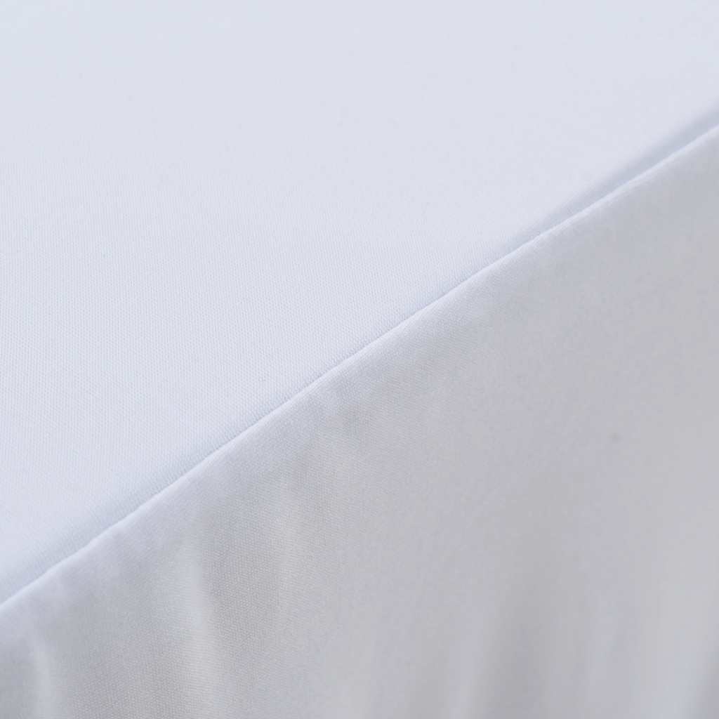 vidaXL Huse de masă elastice, 2 buc., alb, 183 x 76 x 74 cm vidaXL Huse de masă elastice, 2 buc., alb, 183 x 76 x 74 cm