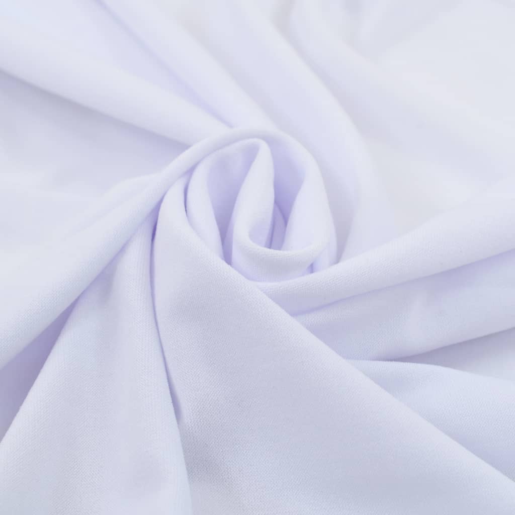 vidaXL Huse de masă elastice, 2 buc., alb, 183 x 76 x 74 cm vidaXL Huse de masă elastice, 2 buc., alb, 183 x 76 x 74 cm