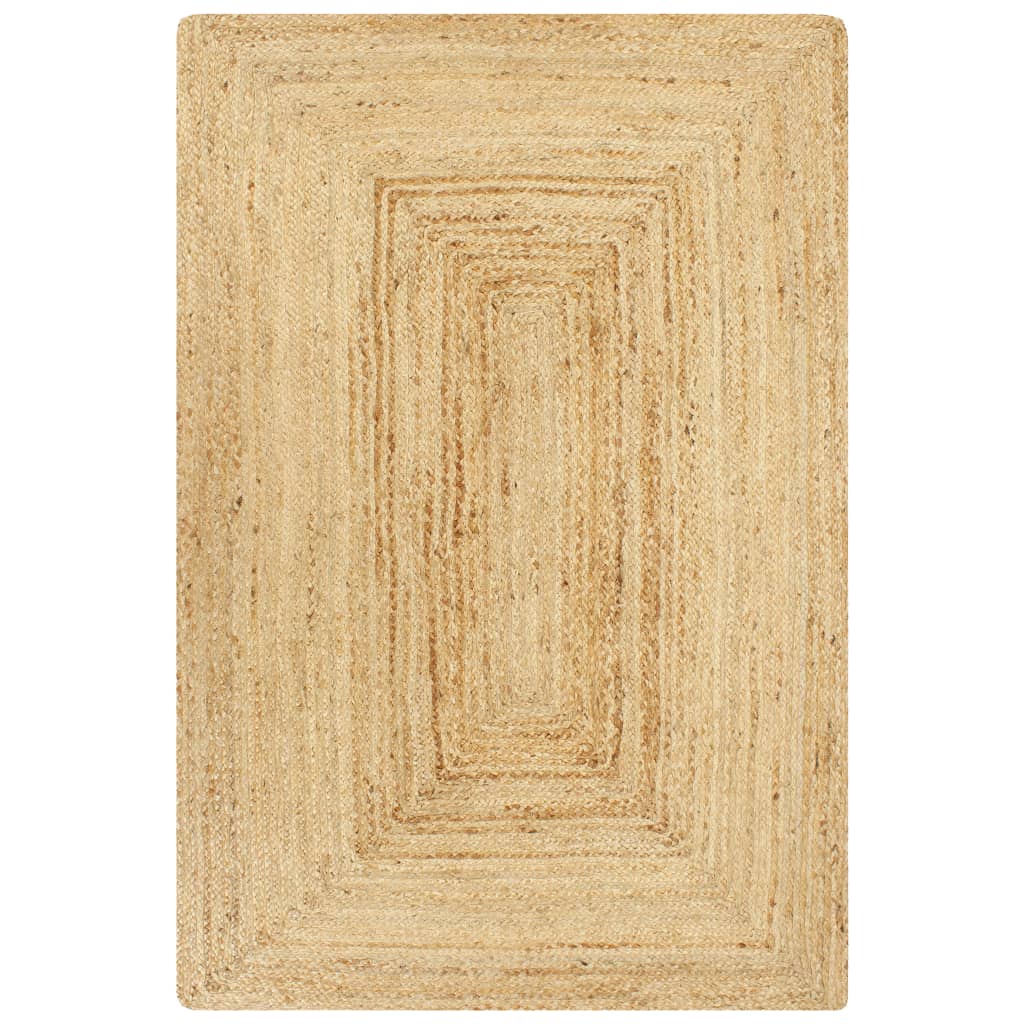 vidaXL Covor manual, natural, 160 x 230 cm, iută