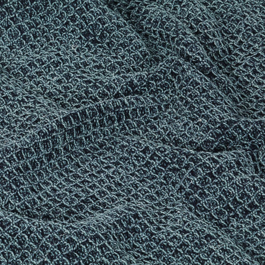 vidaXL Pătură decorativă, albastru indigo, 220 x 250 cm, bumbac
