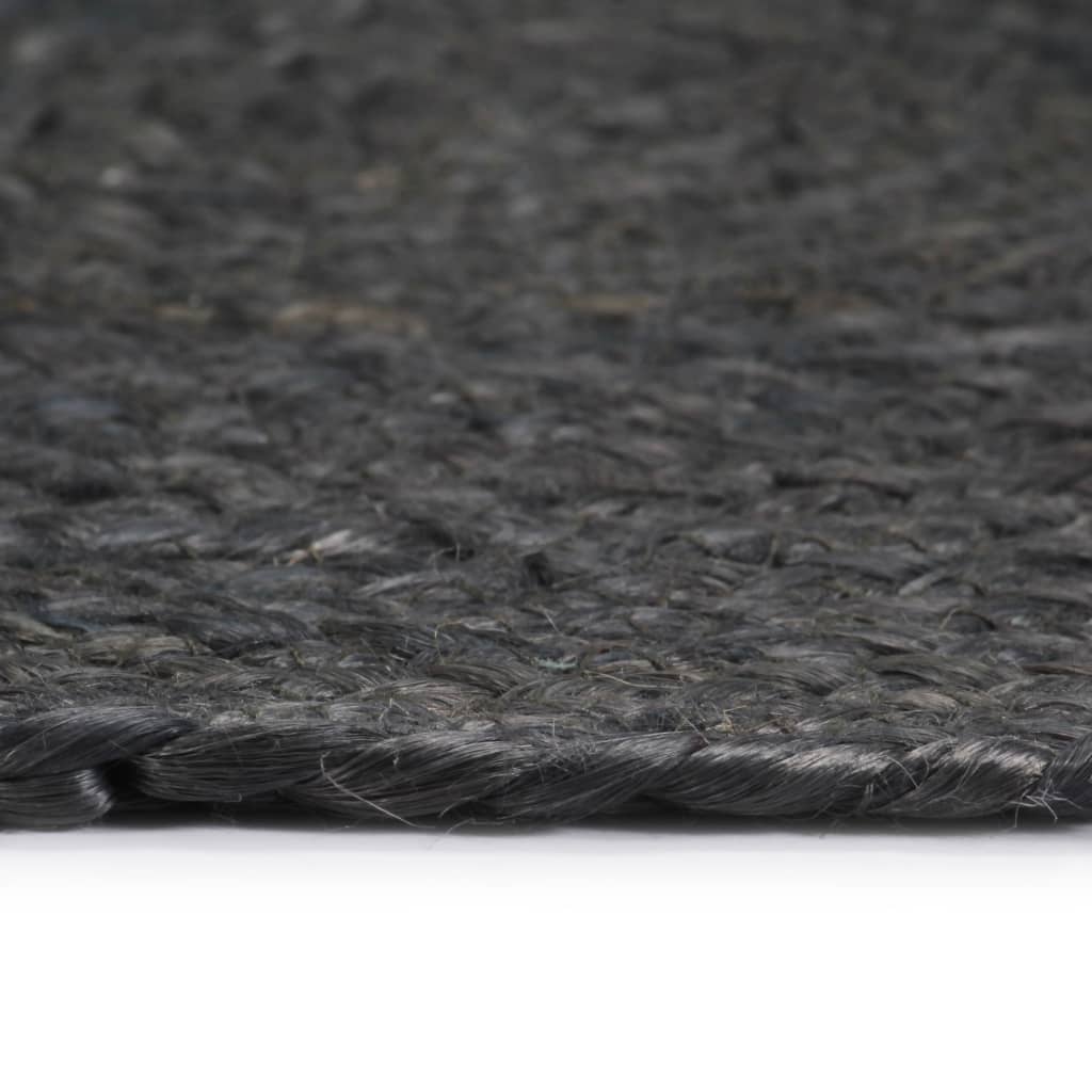 vidaXL Naproane, 4 buc., gri închis, 38 cm, iută, rotund vidaXL Naproane, 4 buc., gri închis, 38 cm, iută, rotund