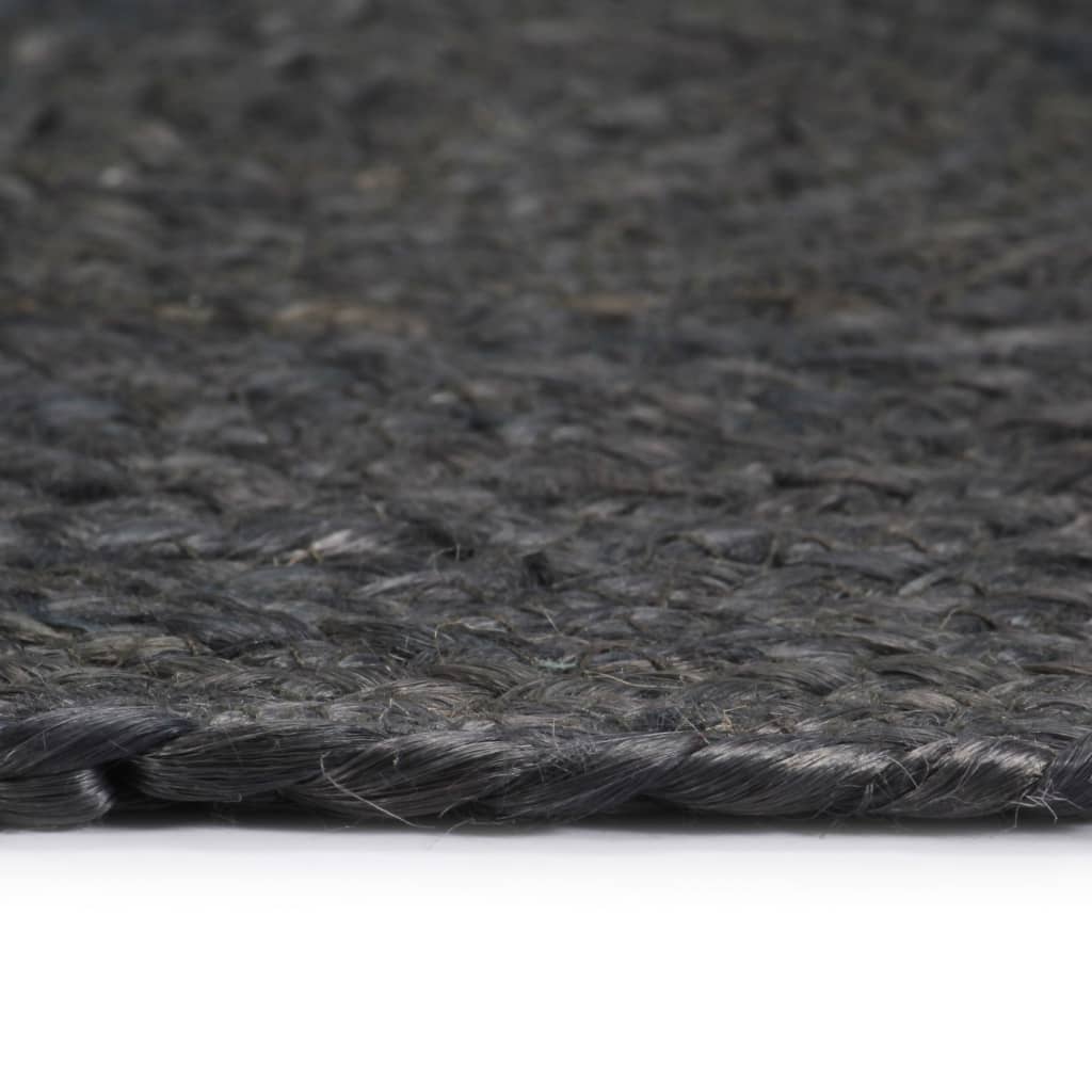 vidaXL Naproane, 6 buc., gri închis, 38 cm, iută, rotund vidaXL Naproane, 6 buc., gri închis, 38 cm, iută, rotund