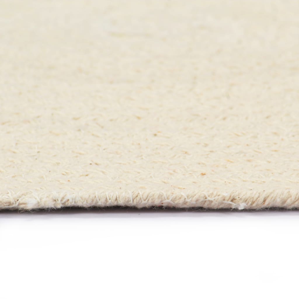 vidaXL Naproane, 4 buc., natural, 38 cm, bumbac, rotund vidaXL Naproane, 4 buc., natural, 38 cm, bumbac, rotund