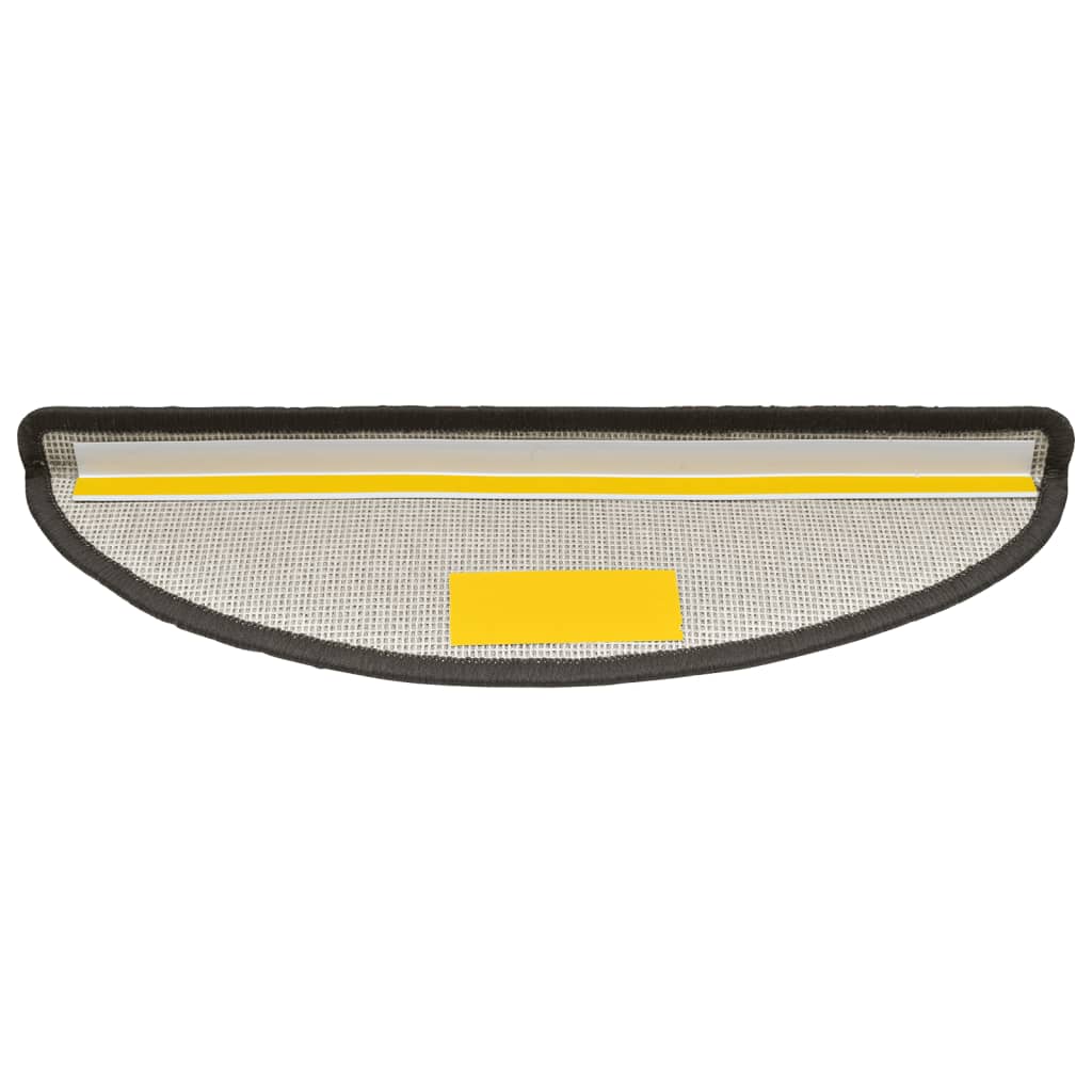 vidaXL Covorașe pentru scări, 15 buc., 56x17x3 cm, gri închis, semirotunde vidaXL Covorașe pentru scări, 15 buc., 56x17x3 cm, gri închis, semirotunde