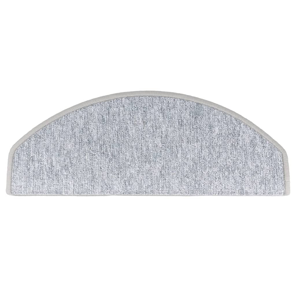 vidaXL Covorașe pentru scări, 15 buc., 65x24x4 cm, gri deschis, semirotunde, mari vidaXL Covorașe pentru scări, 15 buc., 65x24x4 cm, gri deschis, semirotunde, mari