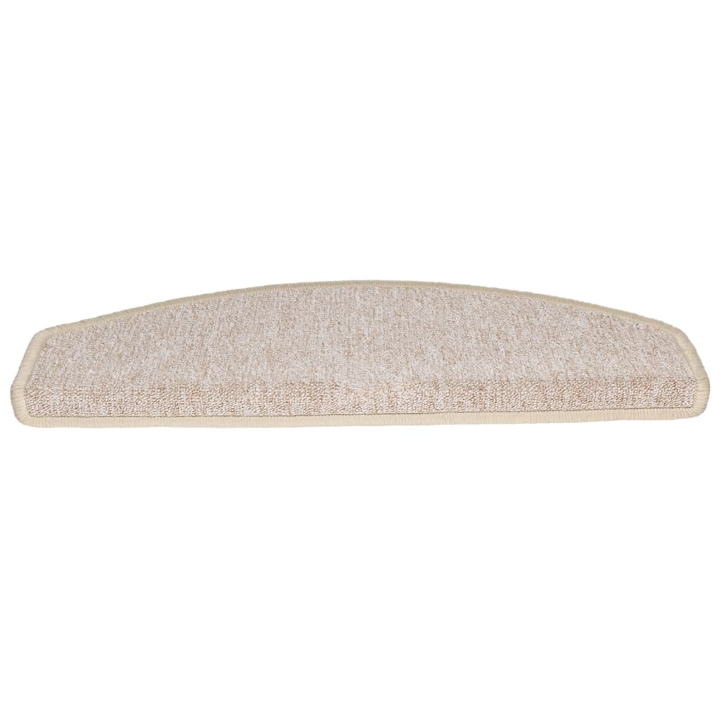 vidaXL Covorașe pentru scări, 15 buc., 65x24x4 cm, semirotunde, maro taupe, mari vidaXL Covorașe pentru scări, 15 buc., 65x24x4 cm, semirotunde, maro taupe, mari