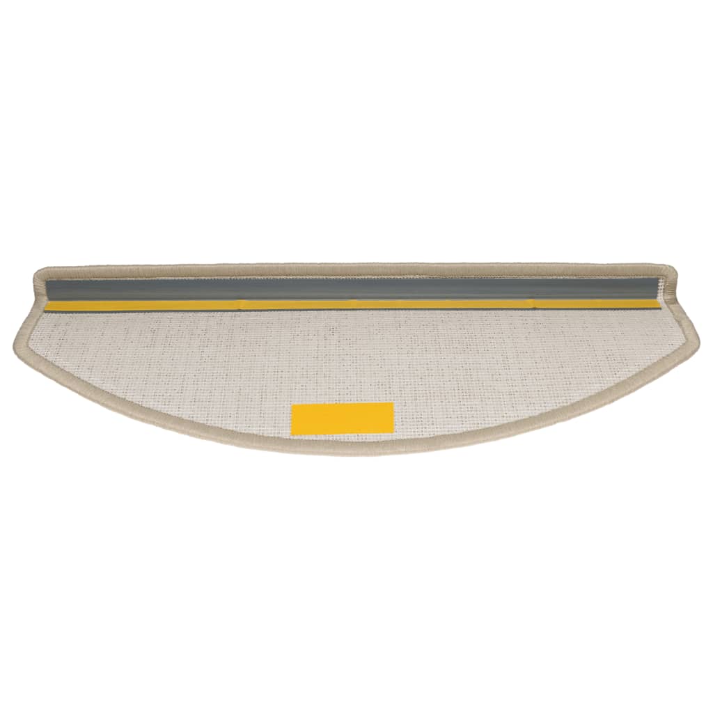 vidaXL Covorașe pentru scări, 15 buc., 65x24x4 cm, semirotunde, maro taupe, mari vidaXL Covorașe pentru scări, 15 buc., 65x24x4 cm, semirotunde, maro taupe, mari