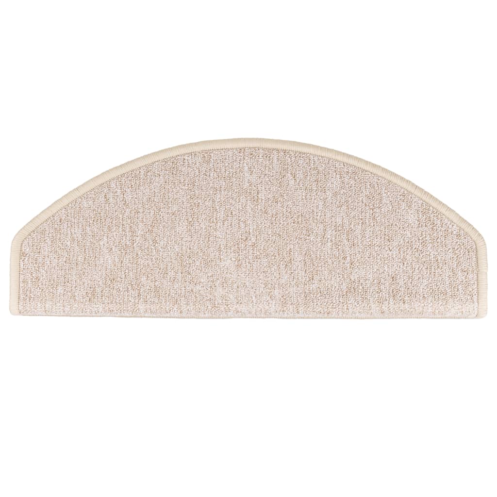 vidaXL Covorașe pentru scări, 15 buc., 65x24x4 cm, semirotunde, maro taupe, mari vidaXL Covorașe pentru scări, 15 buc., 65x24x4 cm, semirotunde, maro taupe, mari