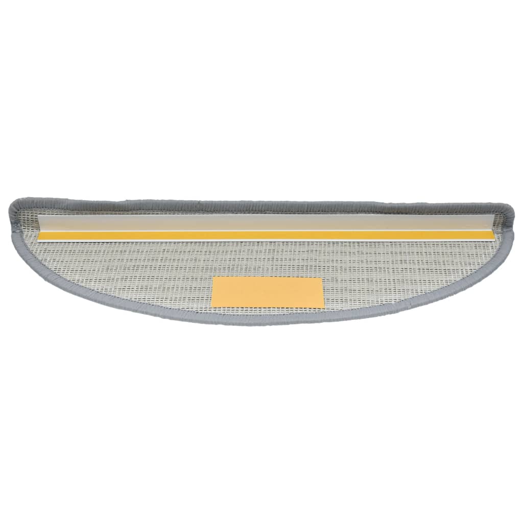 vidaXL Covorașe pentru scări, 15 buc., 56x17x3 cm, gri, semirotunde vidaXL Covorașe pentru scări, 15 buc., 56x17x3 cm, gri, semirotunde