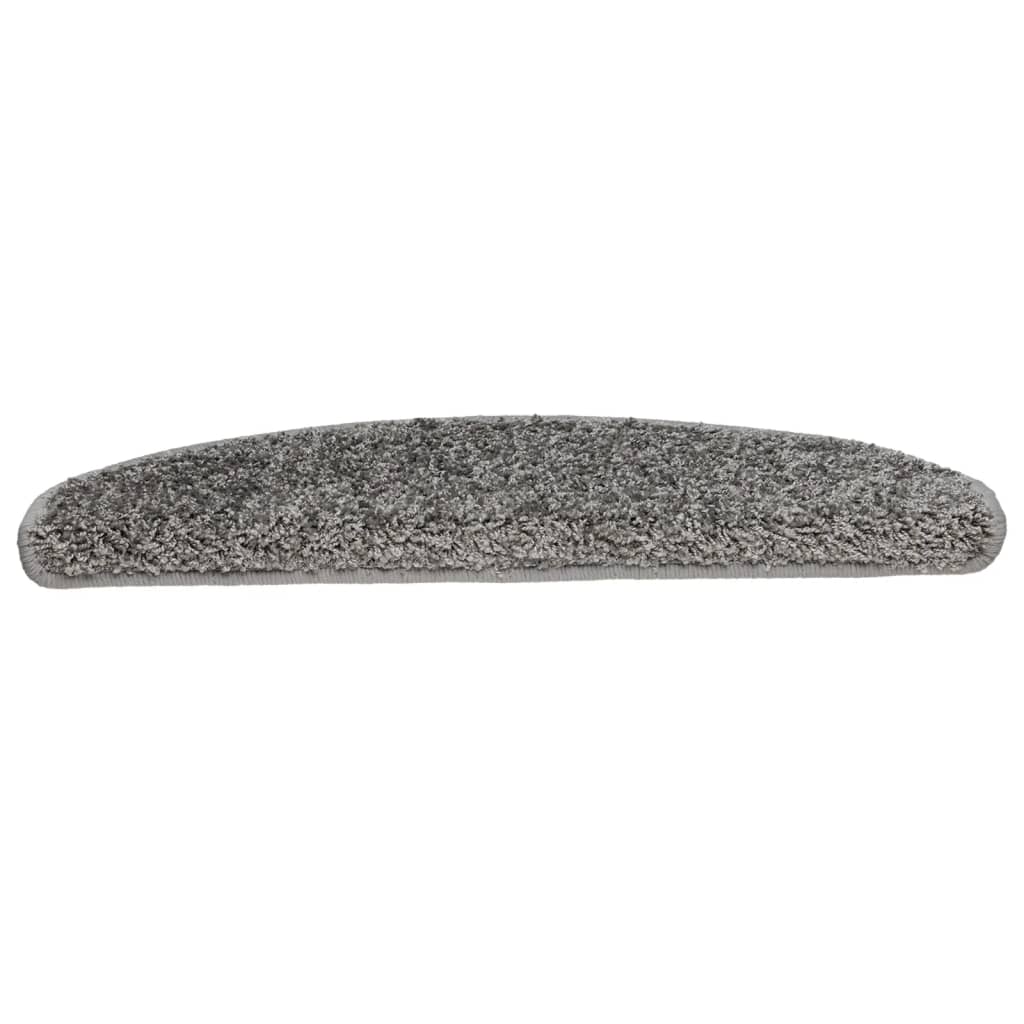vidaXL Covorașe pentru scări, 15 buc., 65x21x4 cm, gri, semirotunde, mari vidaXL Covorașe pentru scări, 15 buc., 65x21x4 cm, gri, semirotunde, mari