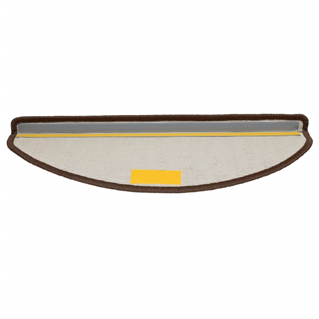 vidaXL Covorașe pentru scări, 15 buc., 65x21x4 cm, maro, semirotunde, mari vidaXL Covorașe pentru scări, 15 buc., 65x21x4 cm, maro, semirotunde, mari