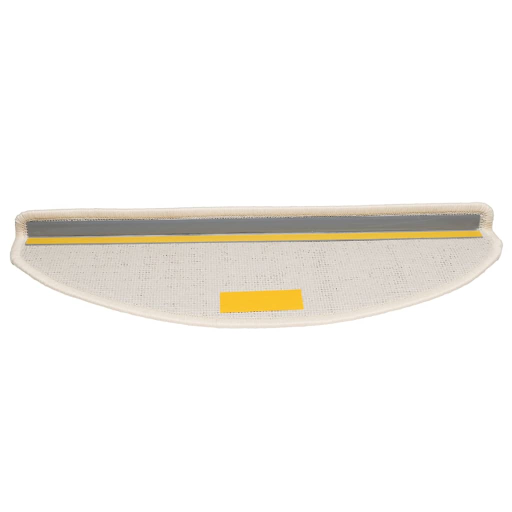 vidaXL Covorașe pentru trepte scară, 15 buc., alb, 65x21x4 cm vidaXL Covorașe pentru trepte scară, 15 buc., alb, 65x21x4 cm