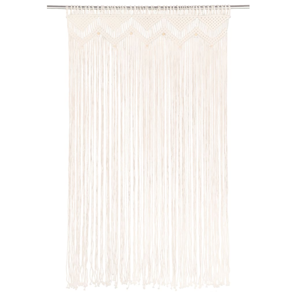 vidaXL Perdea macrame, 140 x 240 cm, bumbac