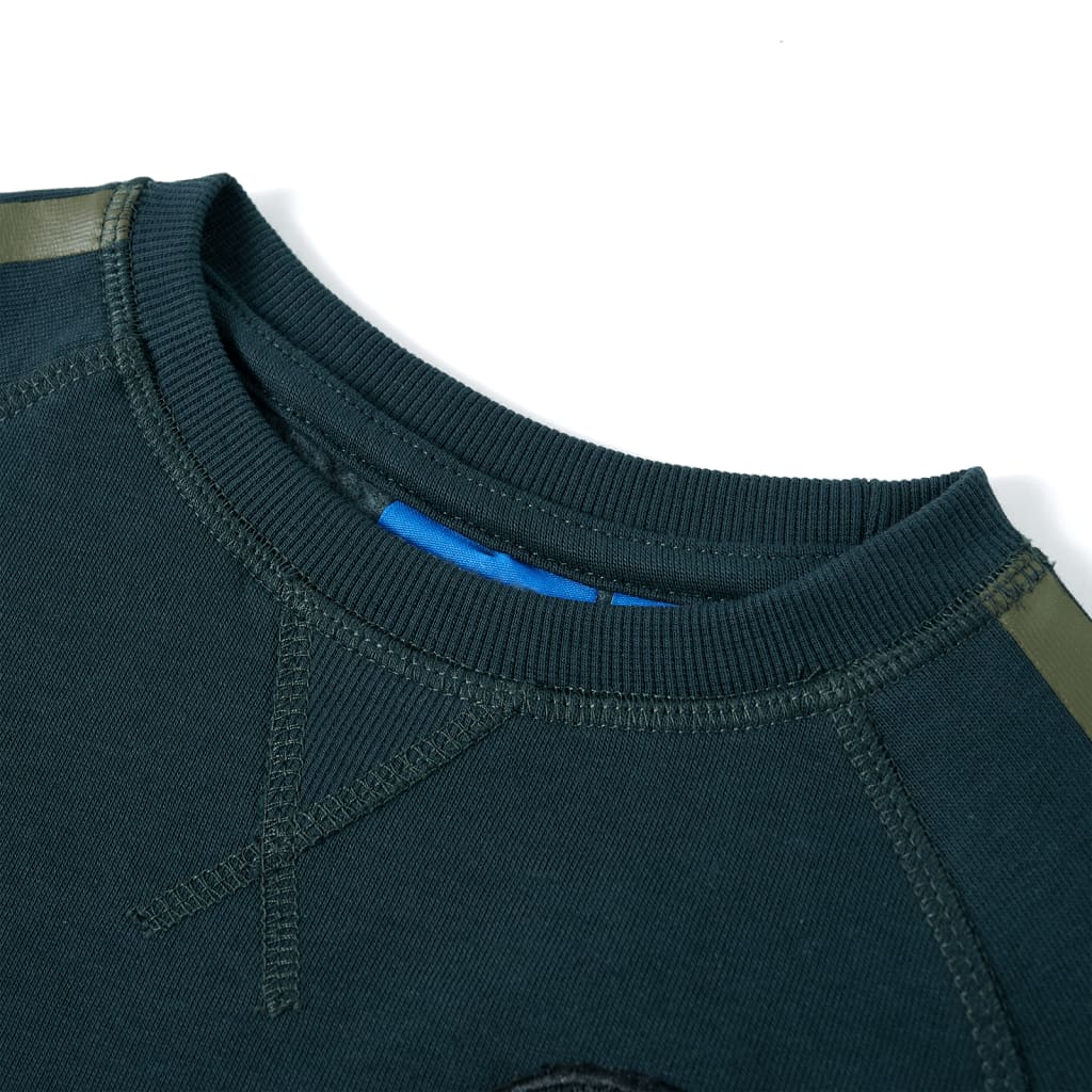 Bluzon pentru copii, verde mușchi, 92