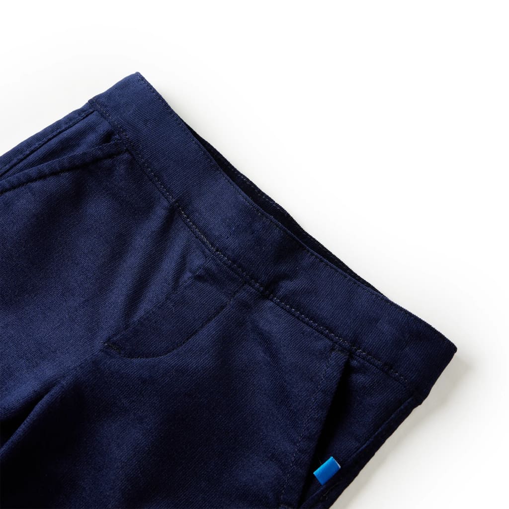 Pantaloni pentru copii, bleumarin închis, 128 Pantaloni pentru copii, bleumarin închis, 128