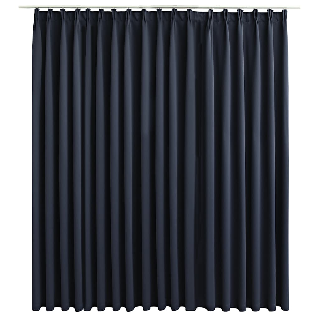 vidaXL Draperie opacă, antracit, 290 x 245 cm, cu cârlige vidaXL Draperie opacă, antracit, 290 x 245 cm, cu cârlige