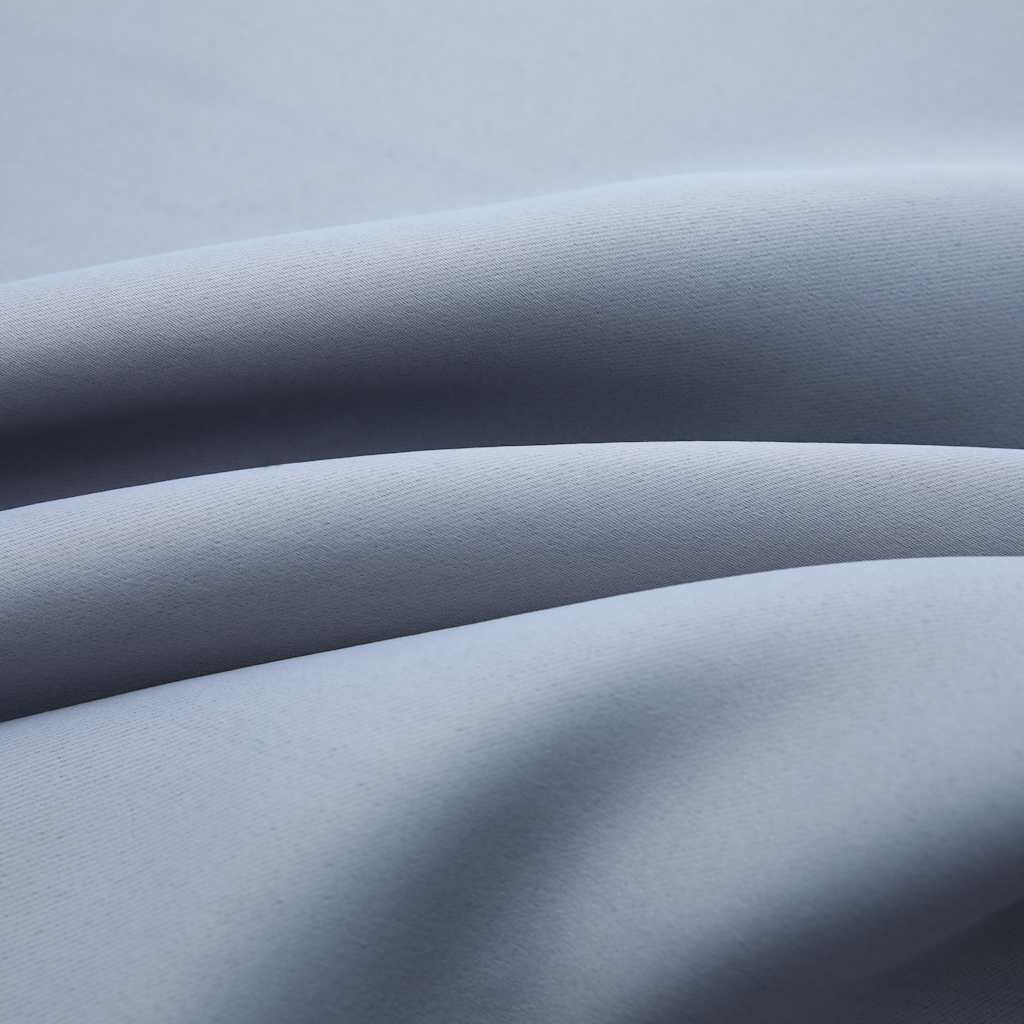 vidaXL Draperie opacă cu inele metalice, gri, 290 x 245 cm vidaXL Draperie opacă cu inele metalice, gri, 290 x 245 cm