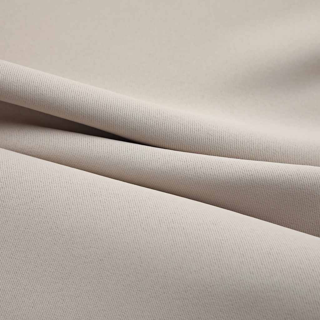 vidaXL Draperie opacă cu inele metalice, bej, 290 x 245 cm vidaXL Draperie opacă cu inele metalice, bej, 290 x 245 cm