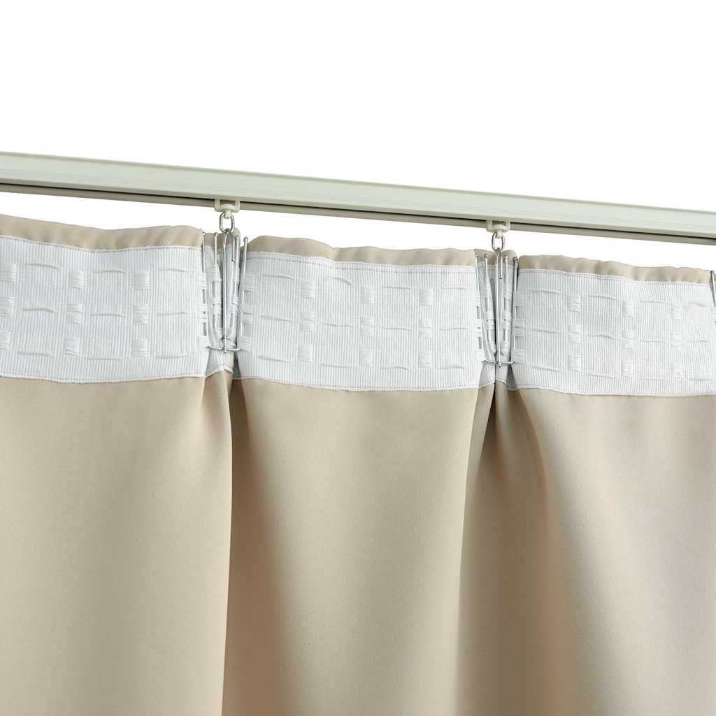 vidaXL Draperie opacă, bej, 290 x 245 cm, cu cârlige vidaXL Draperie opacă, bej, 290 x 245 cm, cu cârlige