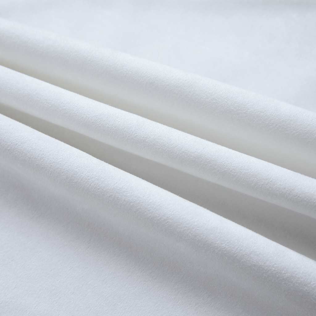vidaXL Draperii opace cu inele metalice, 2 buc., alb, 140 x 245 cm vidaXL Draperii opace cu inele metalice, 2 buc., alb, 140 x 245 cm