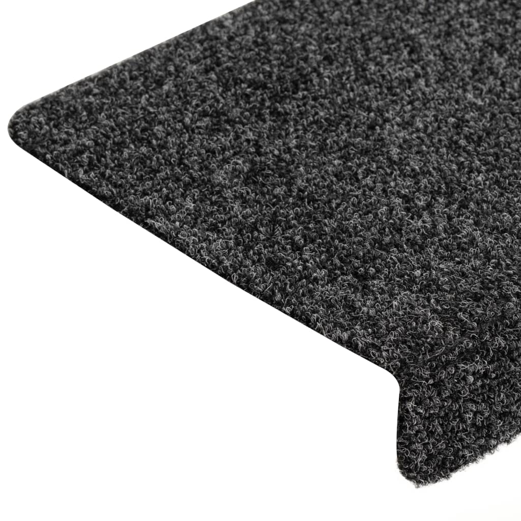 vidaXL Covorașe scări autoadezive, 15 buc., 65x21x4 cm, gri, cu margine dreptunghiulară vidaXL Covorașe scări autoadezive, 15 buc., 65x21x4 cm, gri, cu margine dreptunghiulară