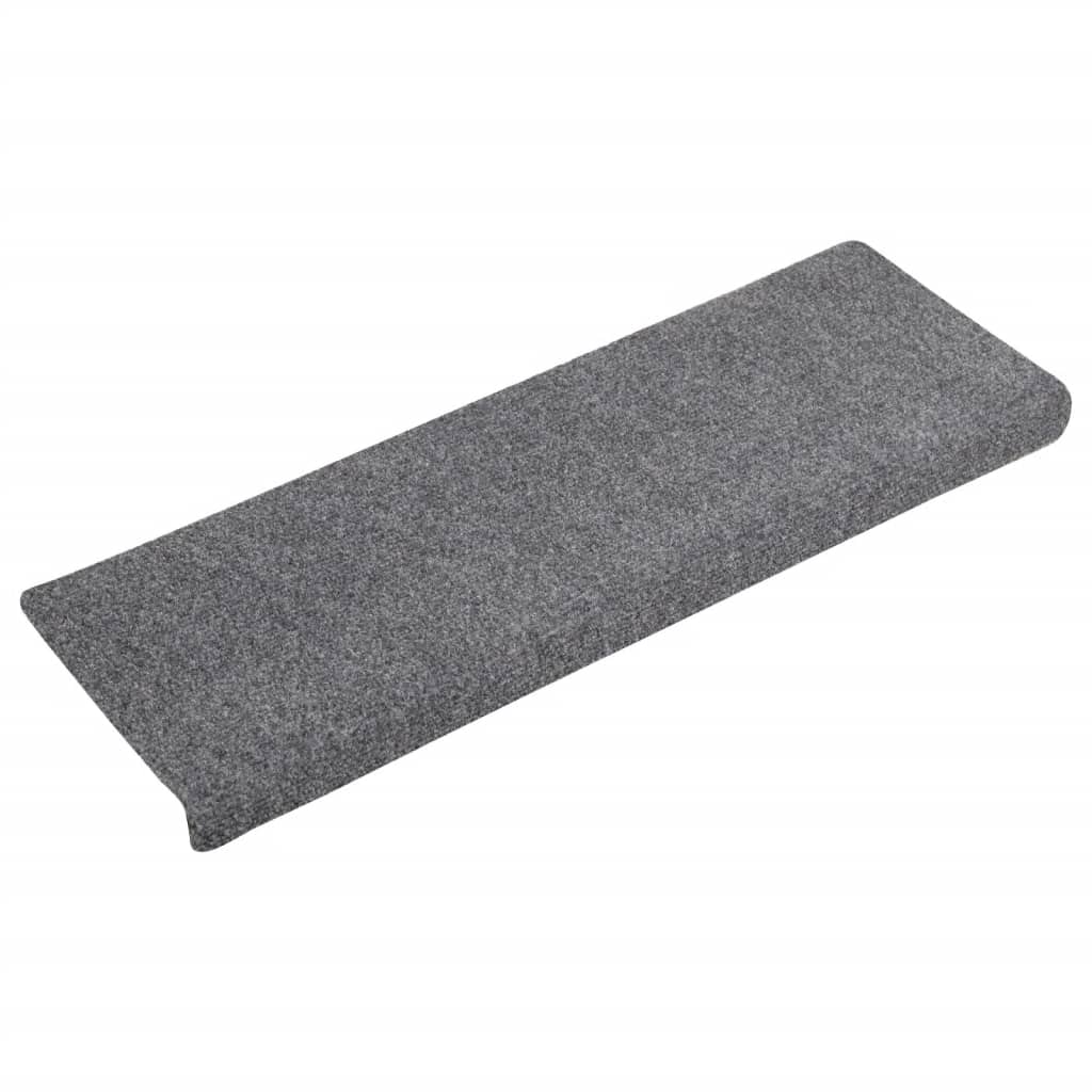 vidaXL Covorașe autoadezive pentru scări, 15 buc., 65x21x4 cm, gri deschis, cu margini dreptunghiulare vidaXL Covorașe autoadezive pentru scări, 15 buc., 65x21x4 cm, gri deschis, cu margini dreptunghiulare