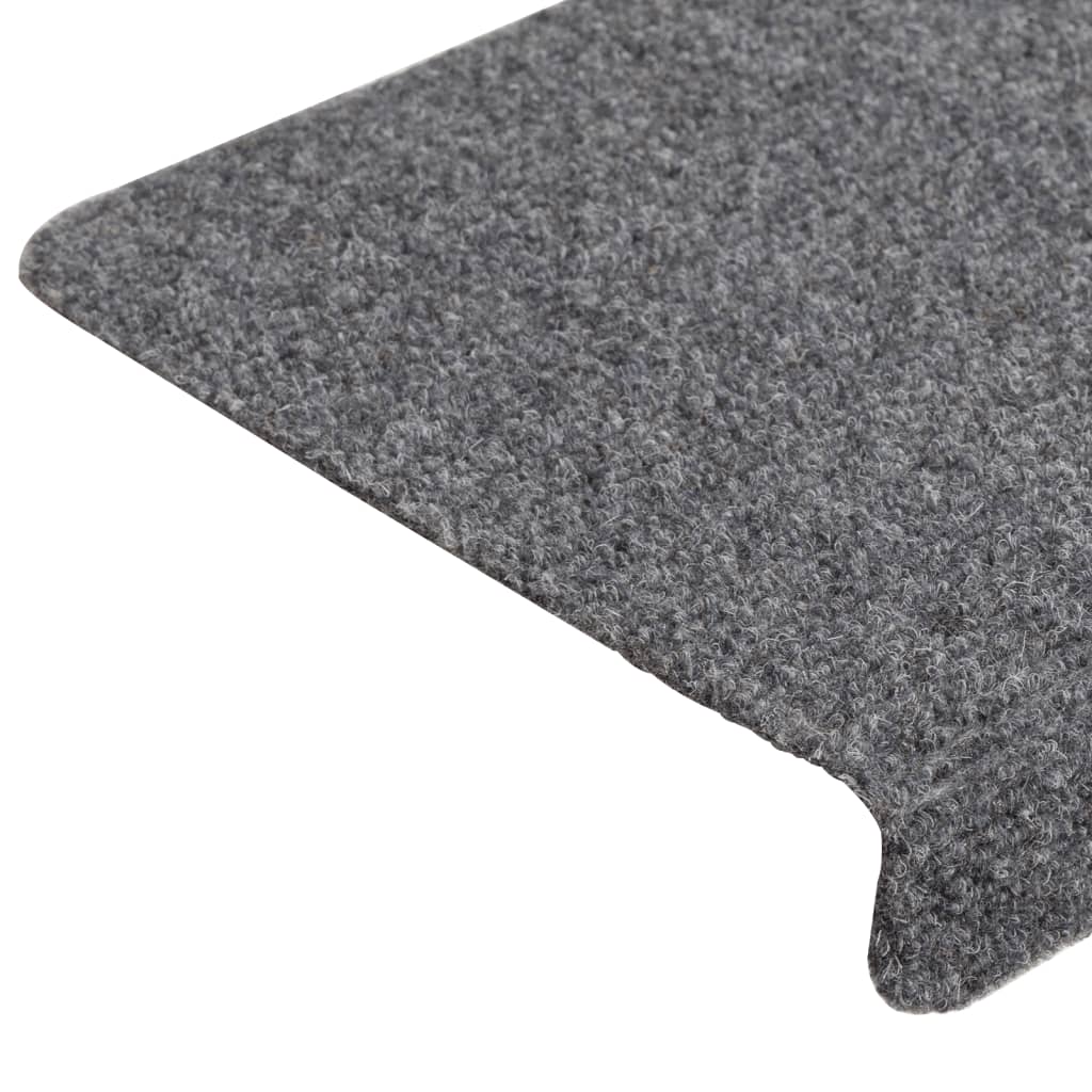 vidaXL Covorașe autoadezive pentru scări, 15 buc., 65x21x4 cm, gri deschis, cu margini dreptunghiulare vidaXL Covorașe autoadezive pentru scări, 15 buc., 65x21x4 cm, gri deschis, cu margini dreptunghiulare